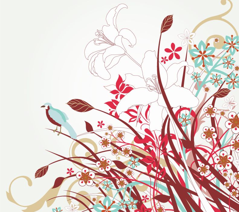 free vector Free Floral Vector Art